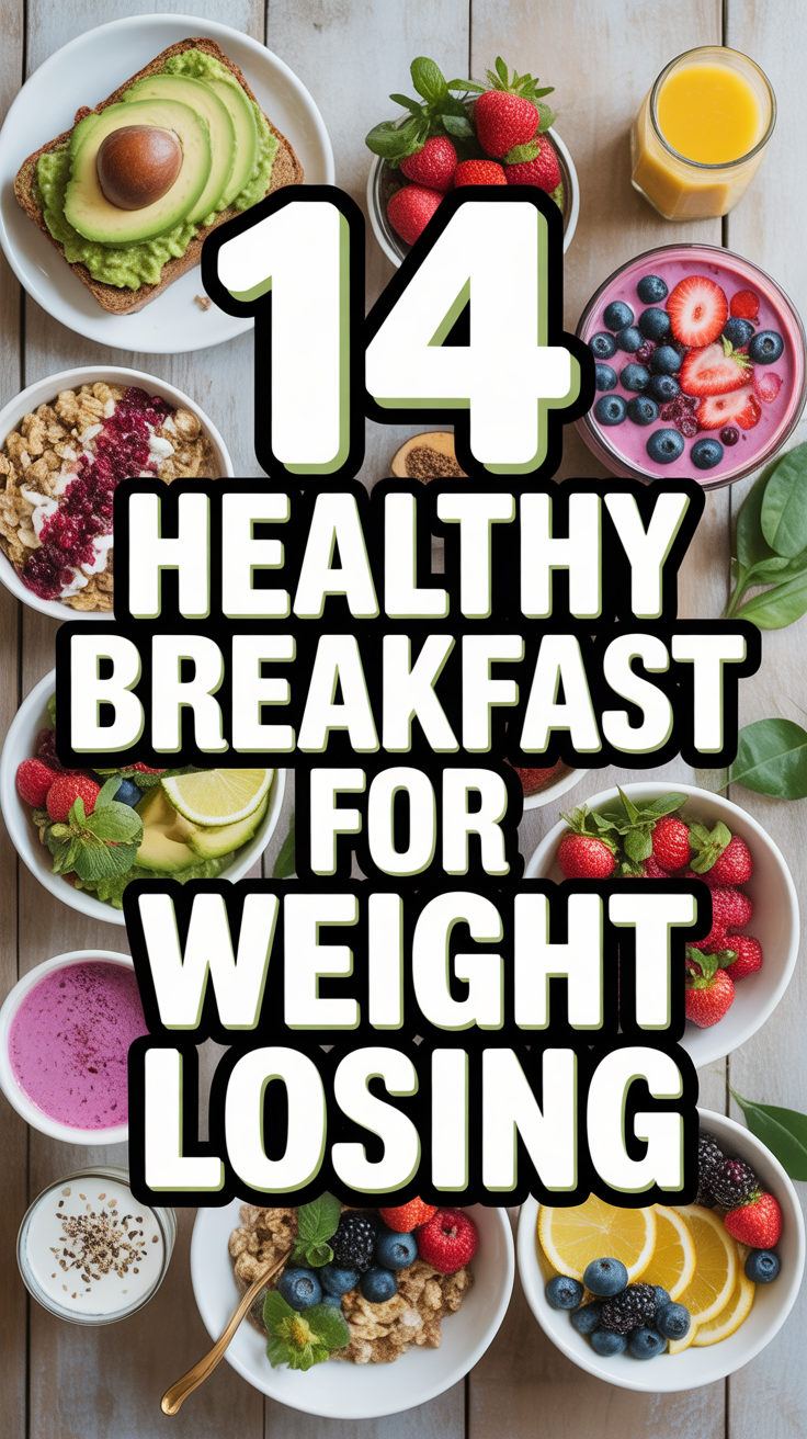 🥑 14 Healthy Breakfast For Weight Losing