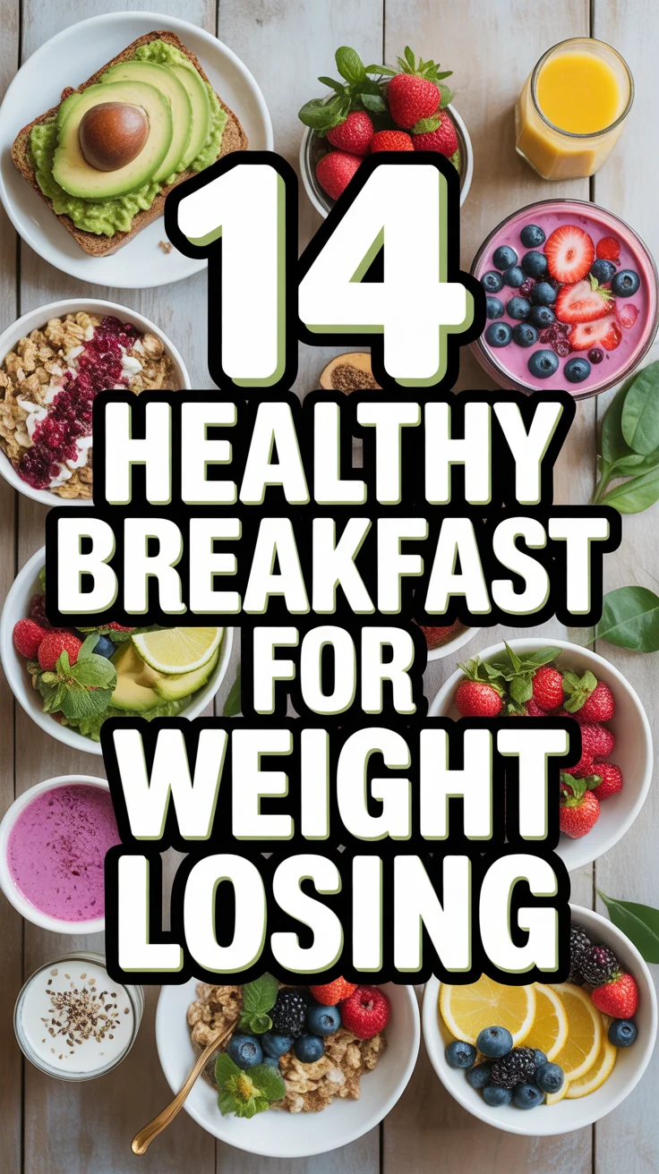 🥑 14 Healthy Breakfast For Weight Losing