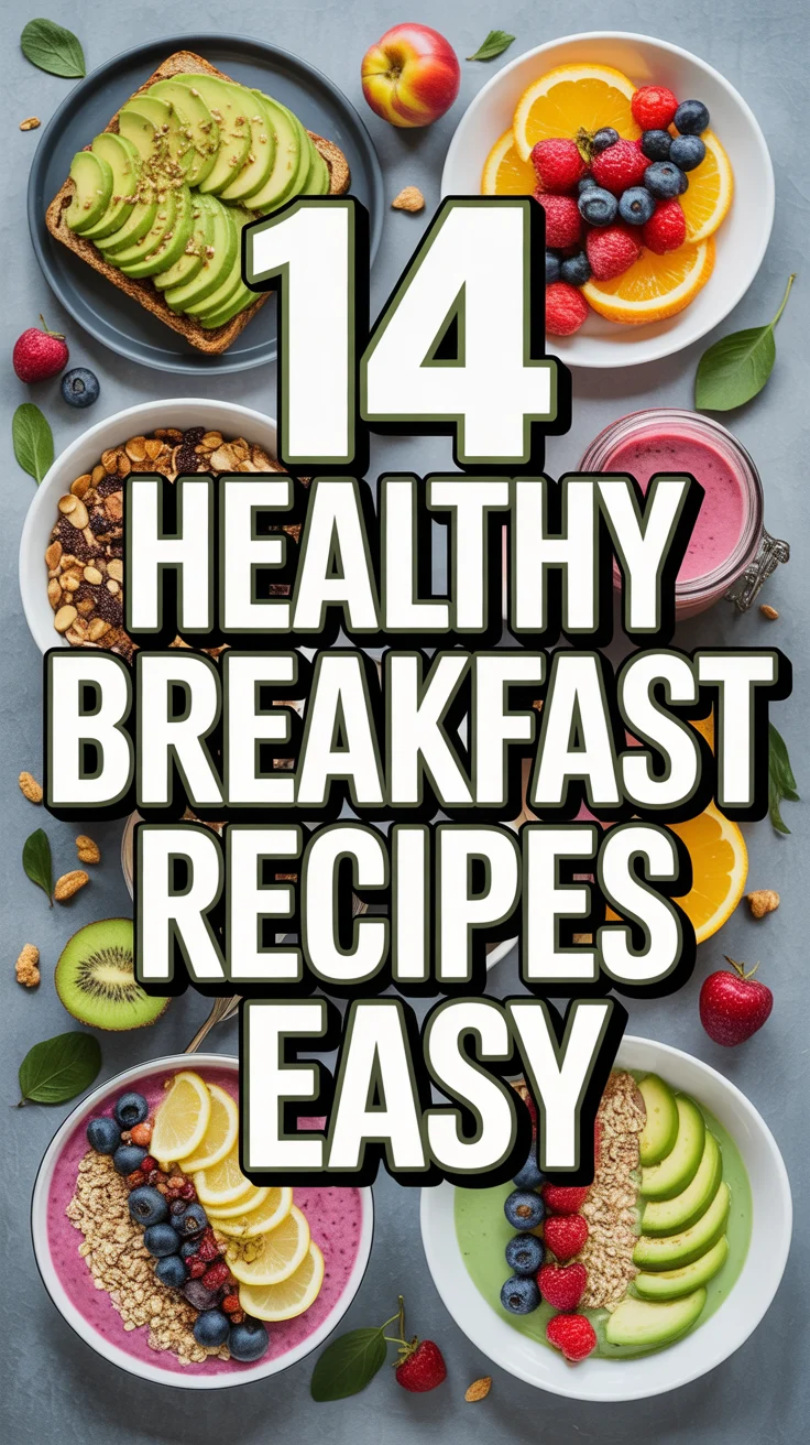 🥣 14 Healthy Breakfast Recipes Easy