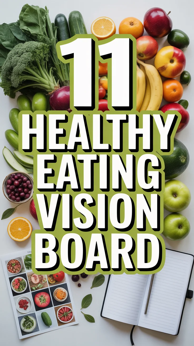 🌱 11 Healthy Eating Vision Board