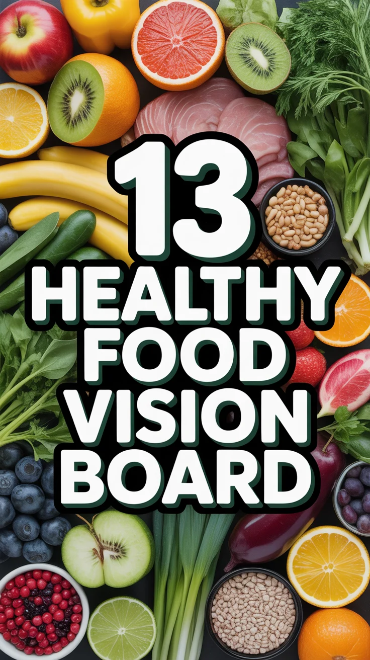 🥗 13 Healthy Food Vision Board