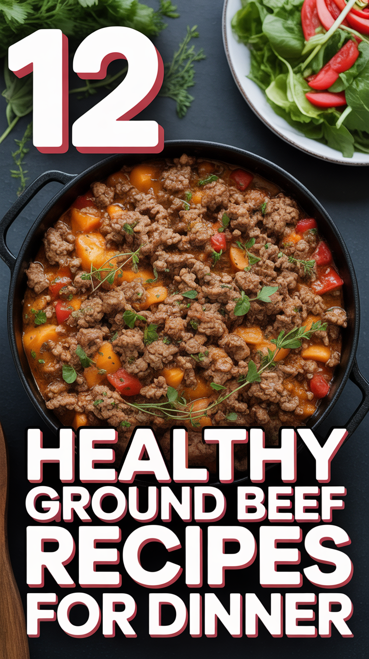 🐓 12 Healthy Ground Beef Recipes For Dinner