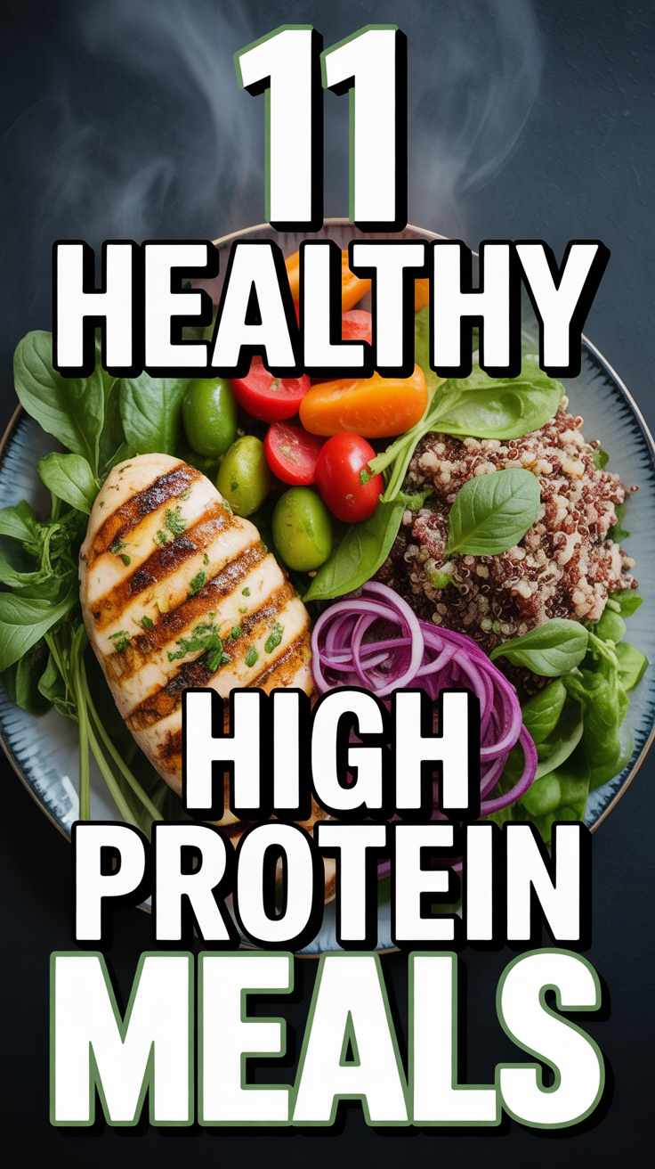 💪 11 Healthy High Protein Meals