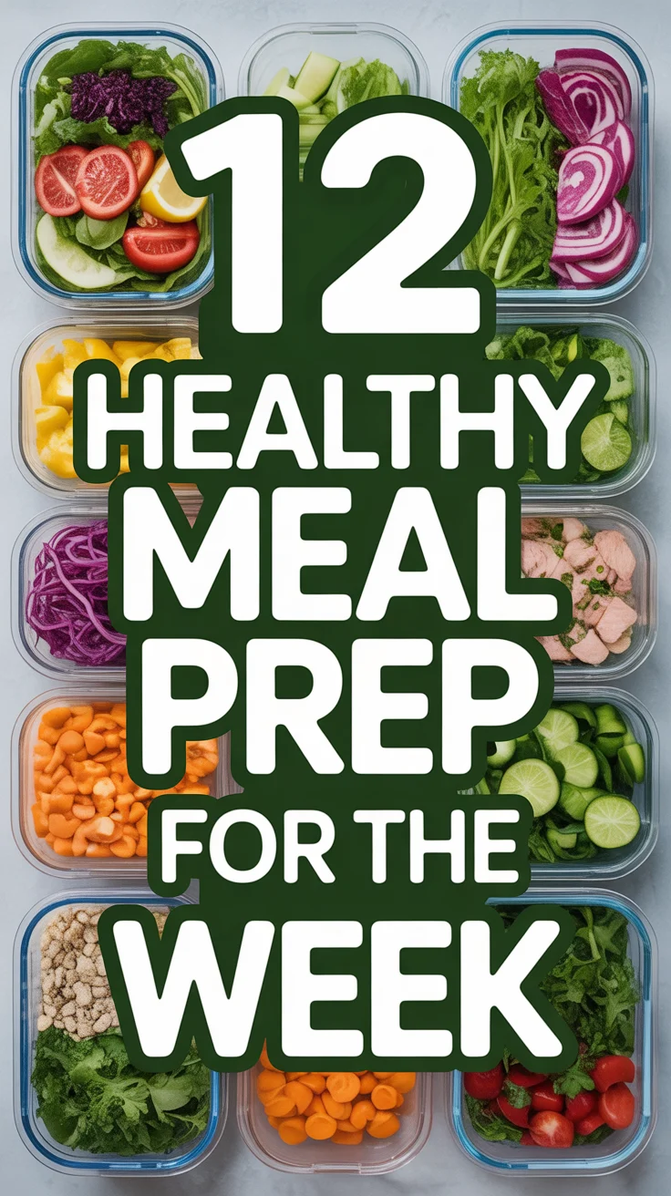 🥗 12 Healthy Meal Prep For The Week
