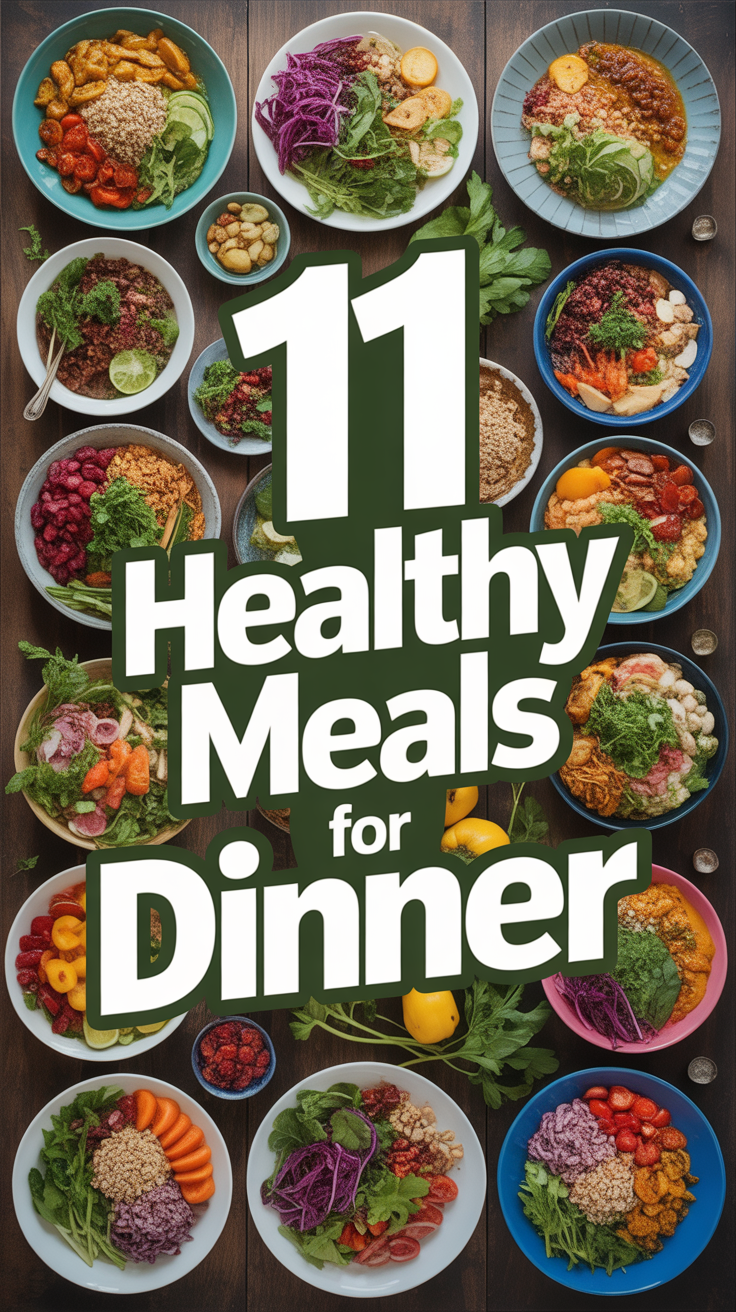 🥗 11 Healthy Meals For Dinner