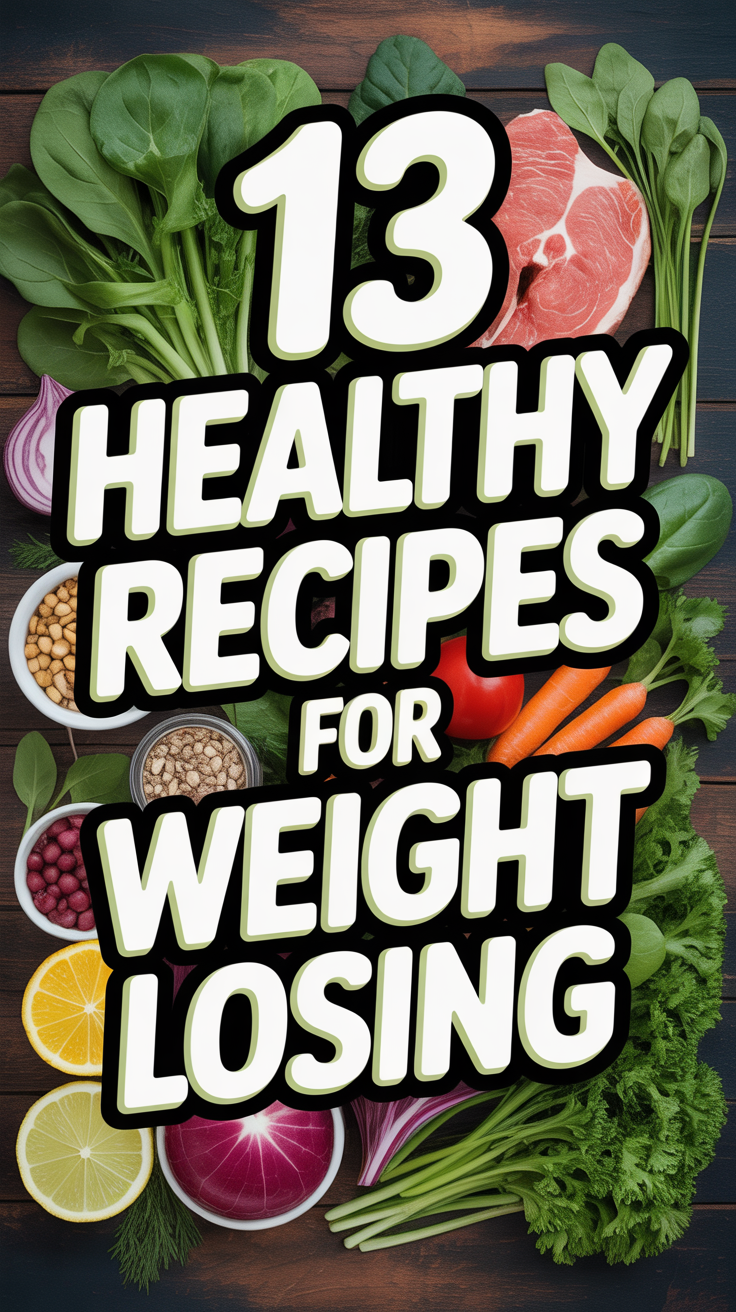 🥗 13 Healthy Recipes For Weight Losing