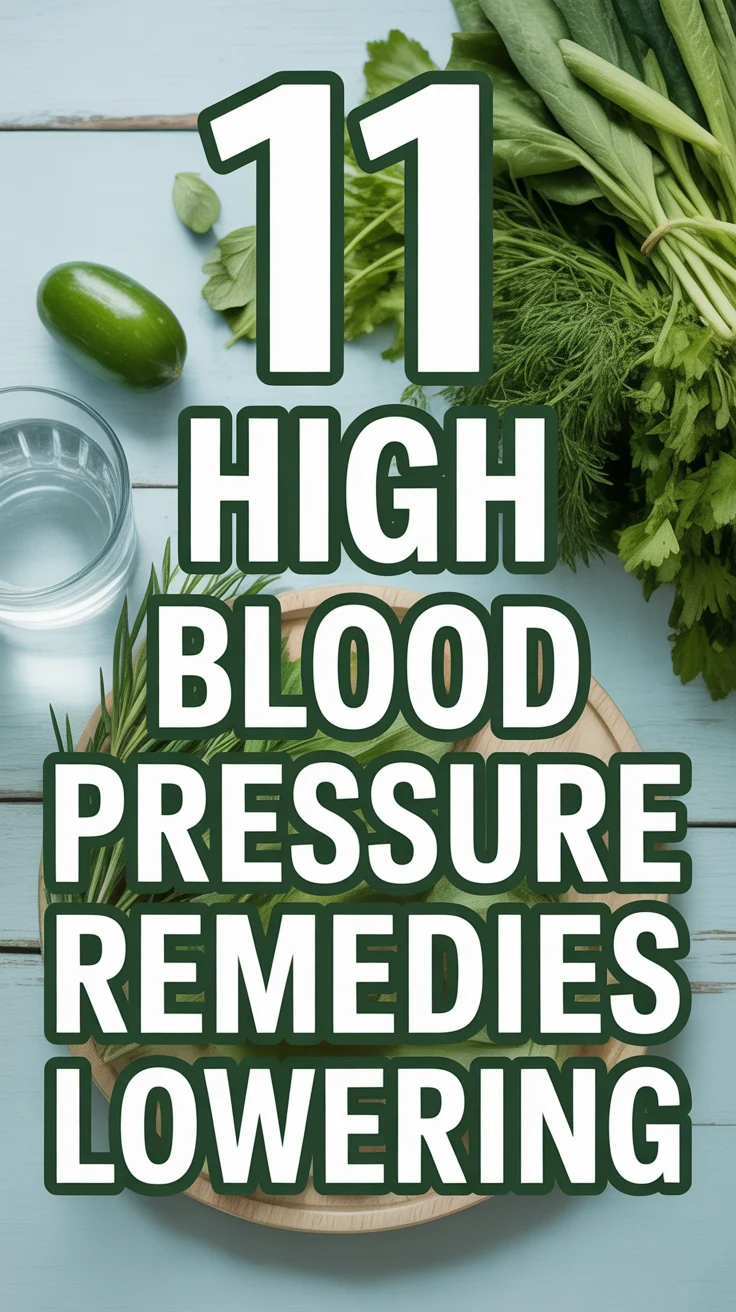 ❤️ 11 High Blood Pressure Remedies Lowering