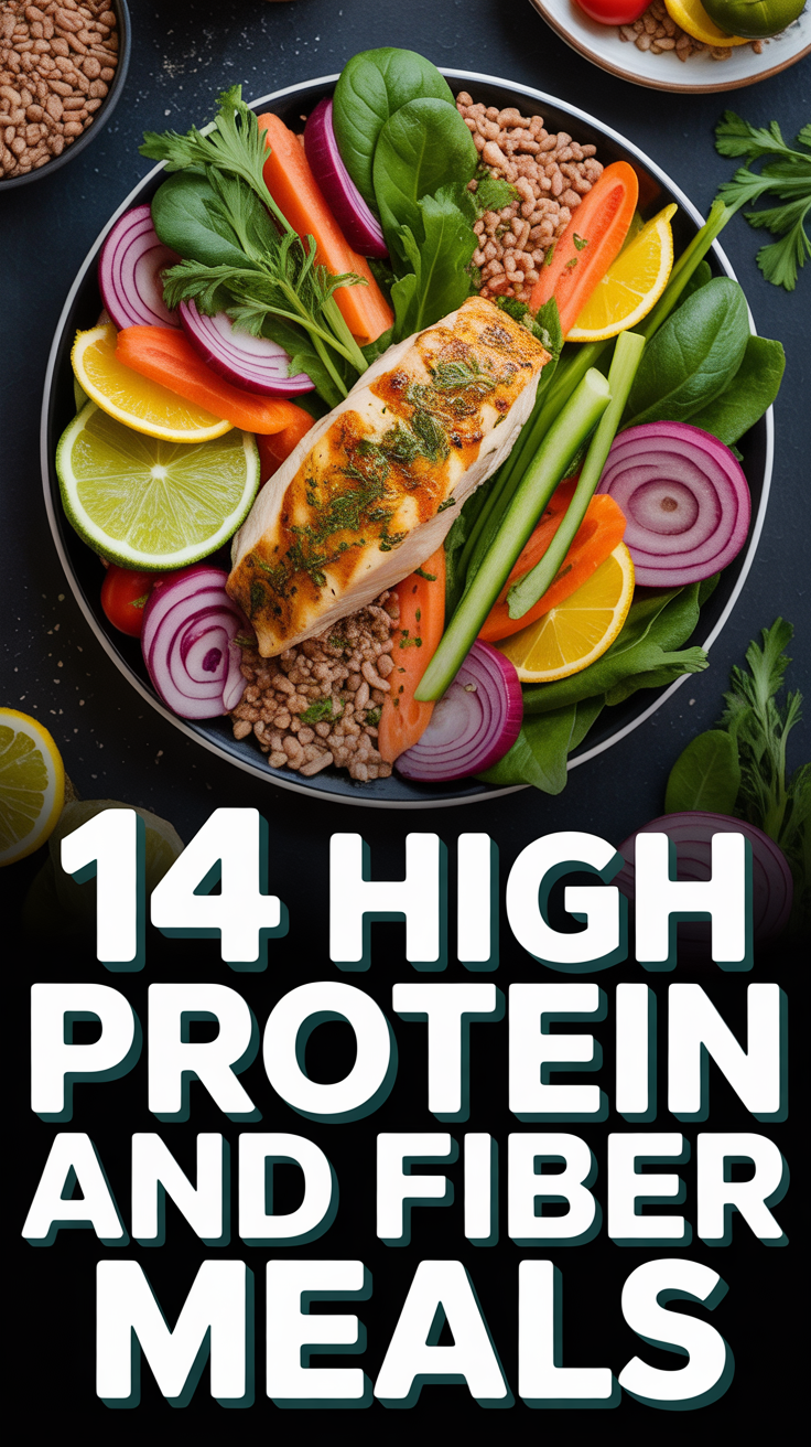 💪 14 High Protein And Fiber Meals