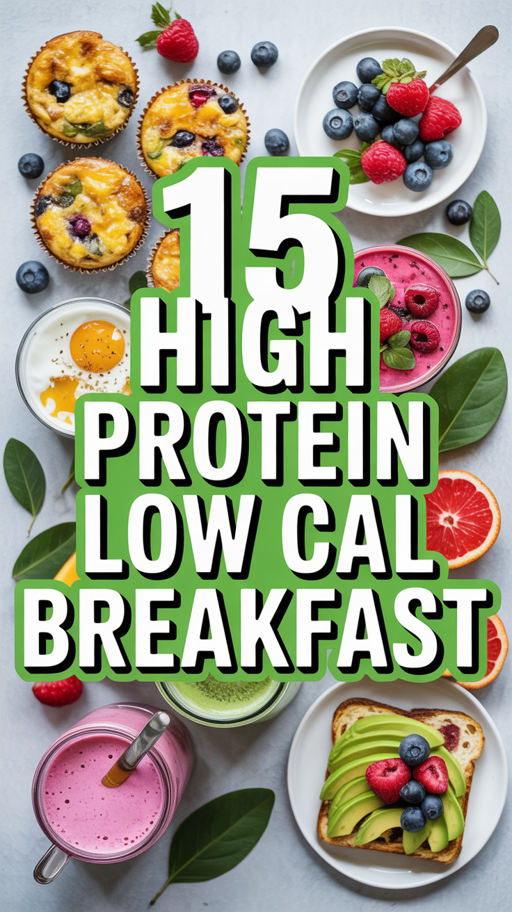 💪 15 High Protein Low Cal Breakfast