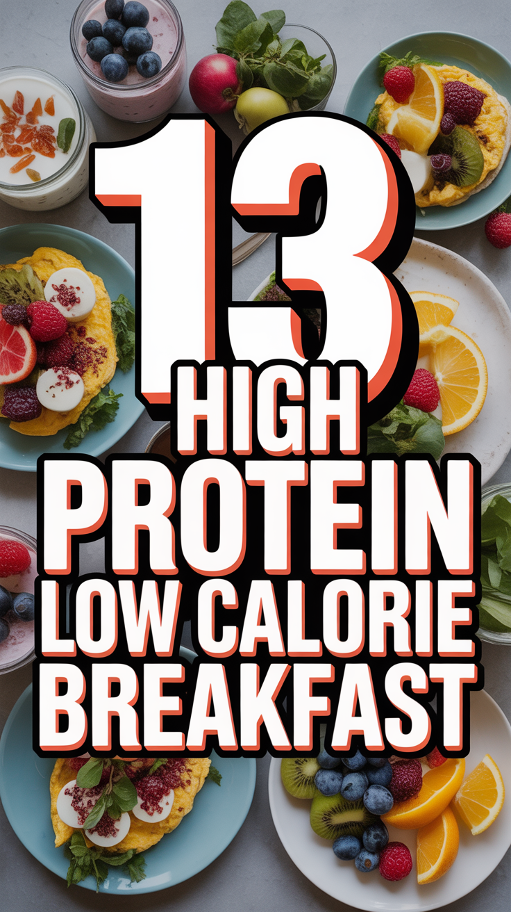 🍳 13 High Protein Low Calorie Breakfast