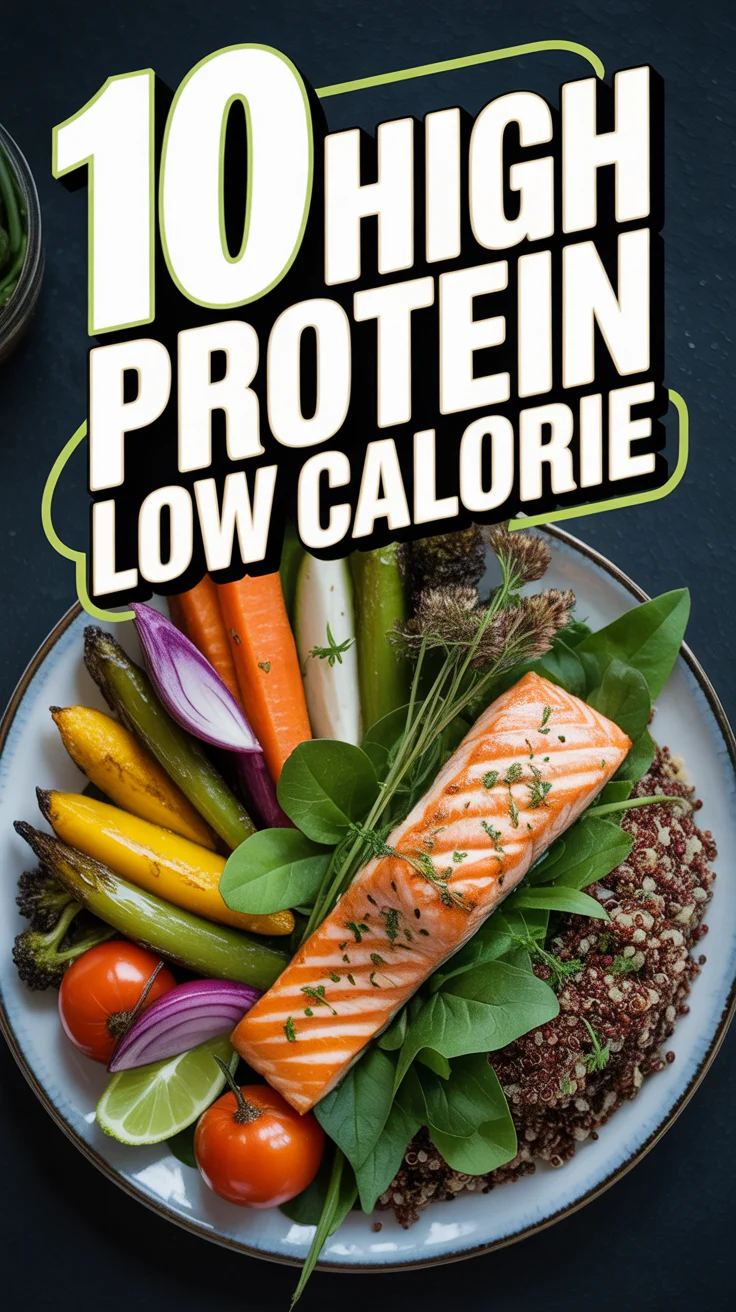 💪 10 High Protein Low Calorie