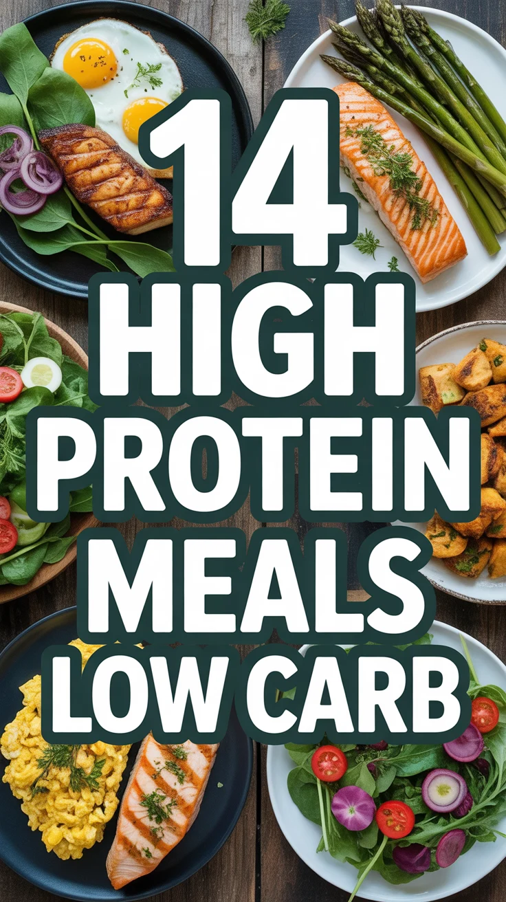 💪 14 High Protein Meals Low Carb