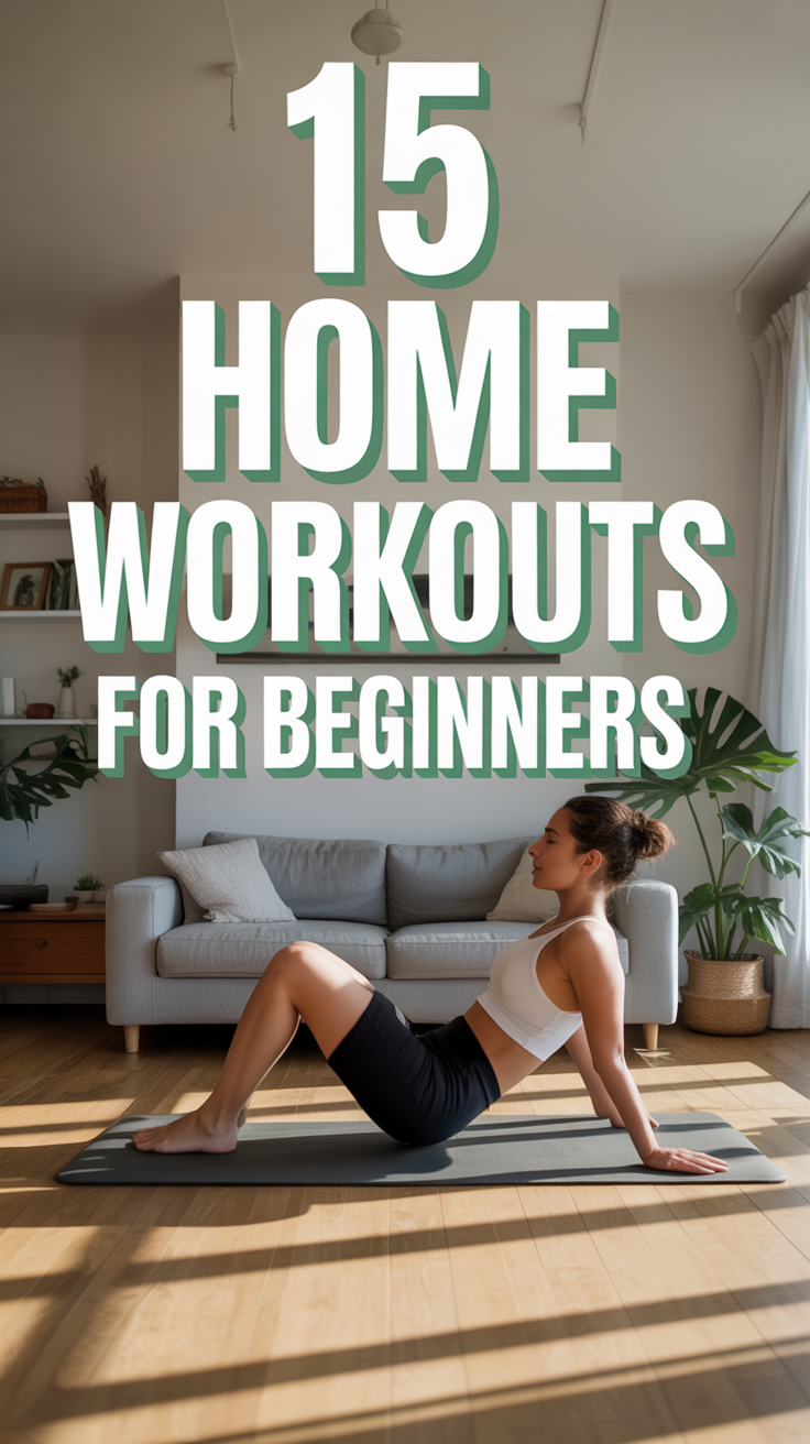 🏋 15 Home Workouts For Beginners