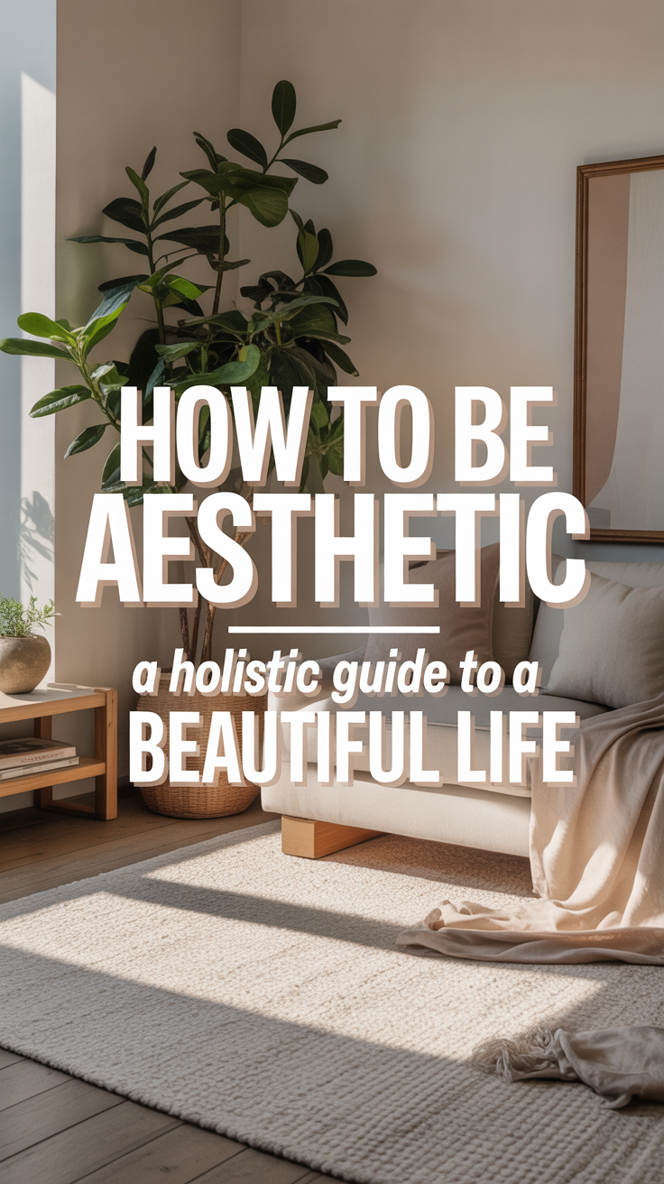 ✨ How To Be Aesthetic A Holistic Guide to a Beautiful Life