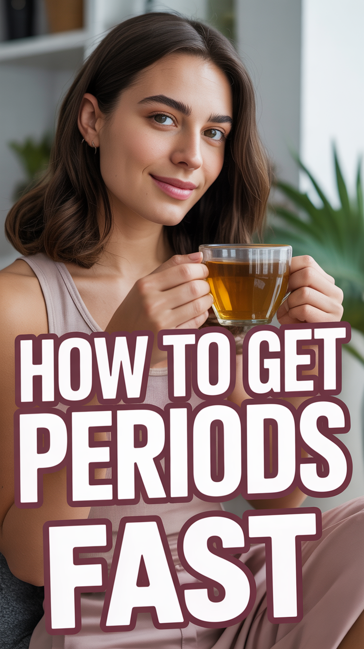🗓️ How To Get Periods Fast