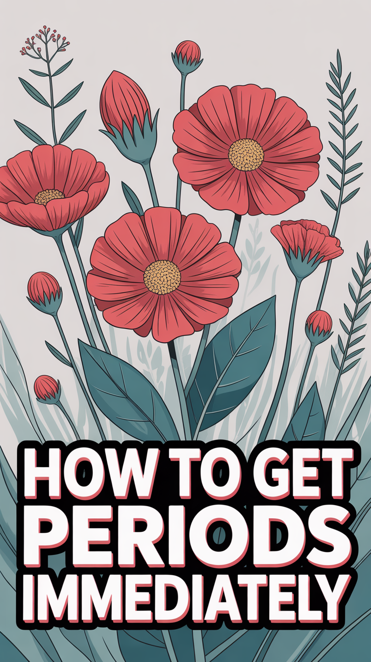 🩸 How To Get Periods Immediately