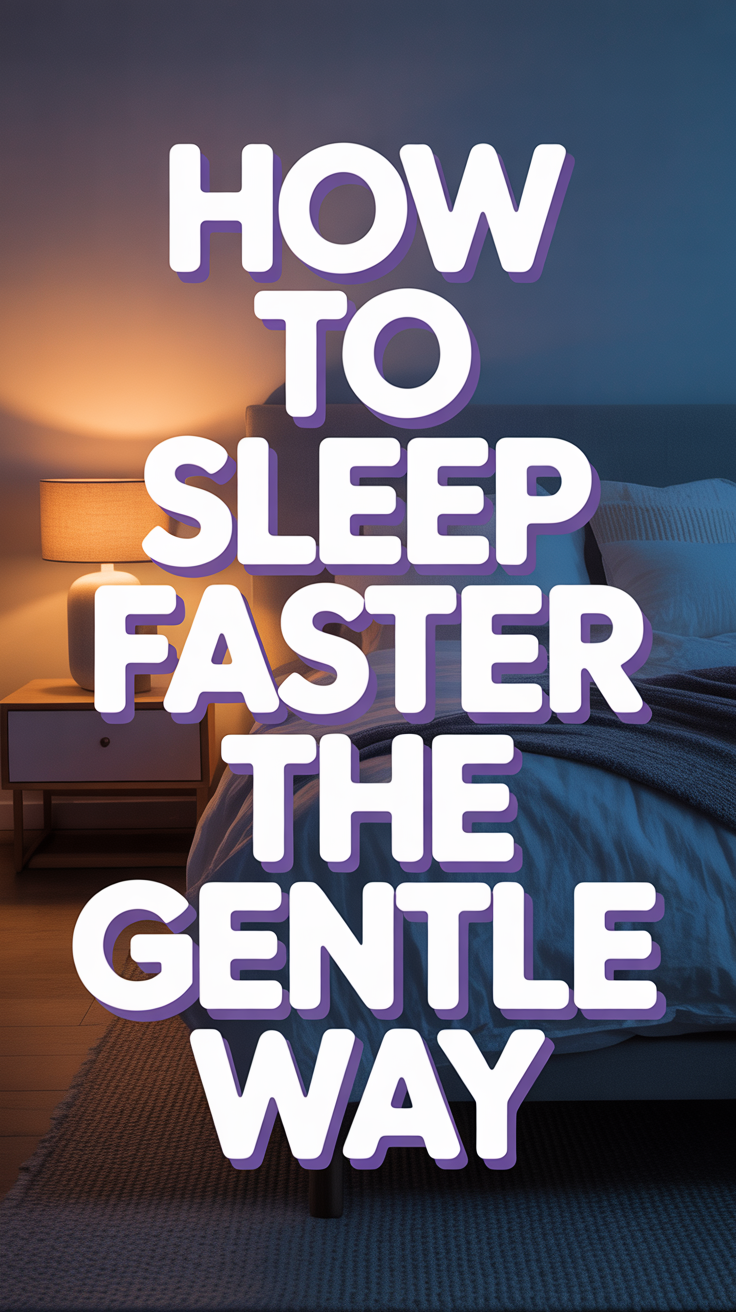 😴 How To Sleep Faster The Gentle Way