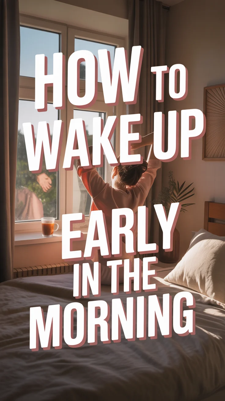 ☀️ How To Wake Up Early In The Morning