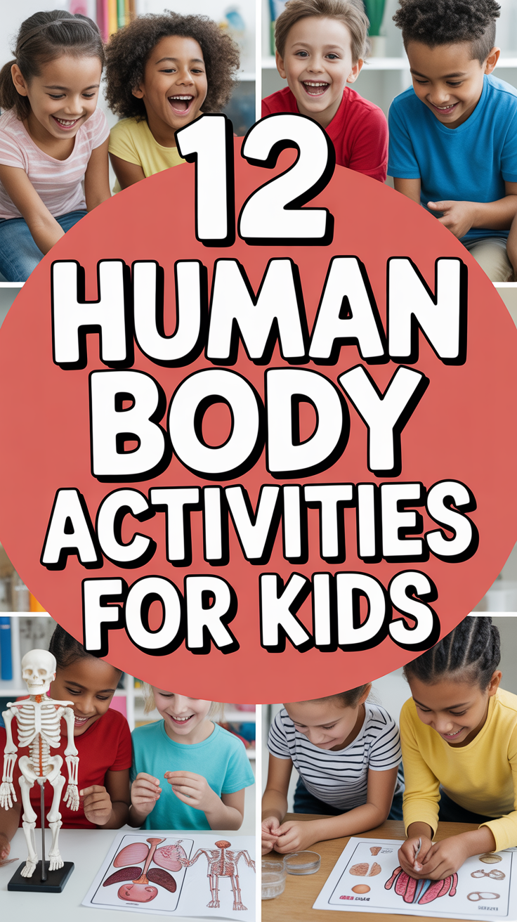 🧠 12 Human Body Activities For Kids