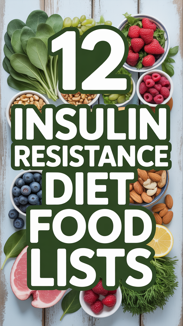 🥦 12 Insulin Resistance Diet Food Lists