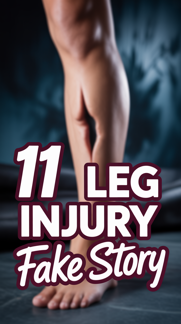 🤔 11 Leg Injury Fake Story