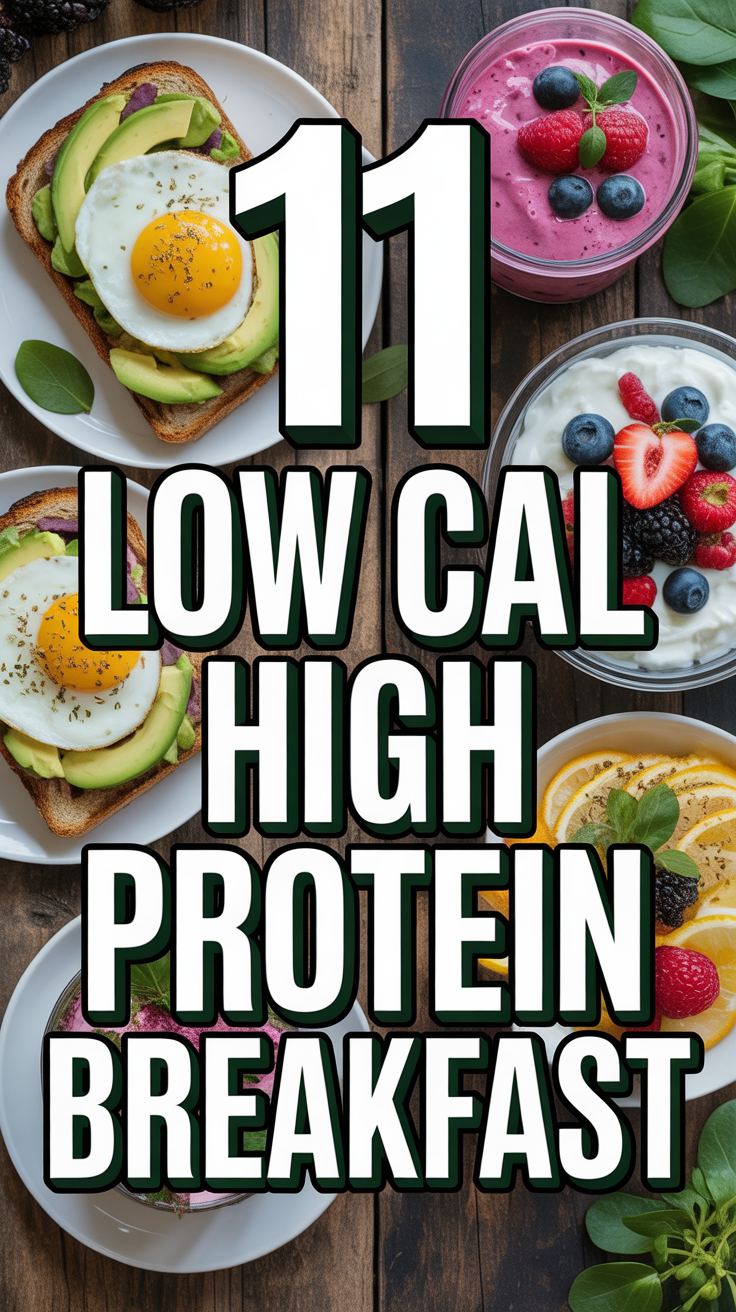 🥚 11 Low Cal High Protein Breakfast