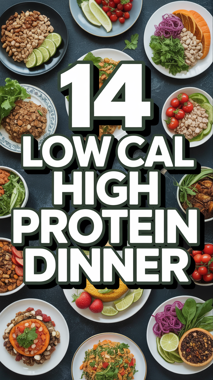 🥗 14 Low Cal High Protein Dinner