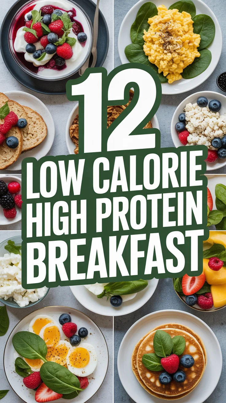 🥩 12 Low Calorie High Protein Breakfast