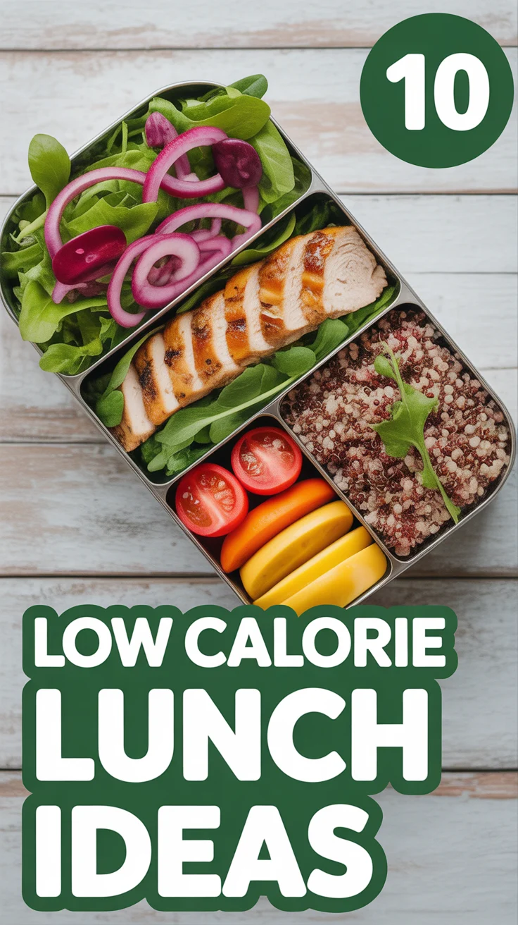 🥗 10 Low Calorie Lunch Ideas