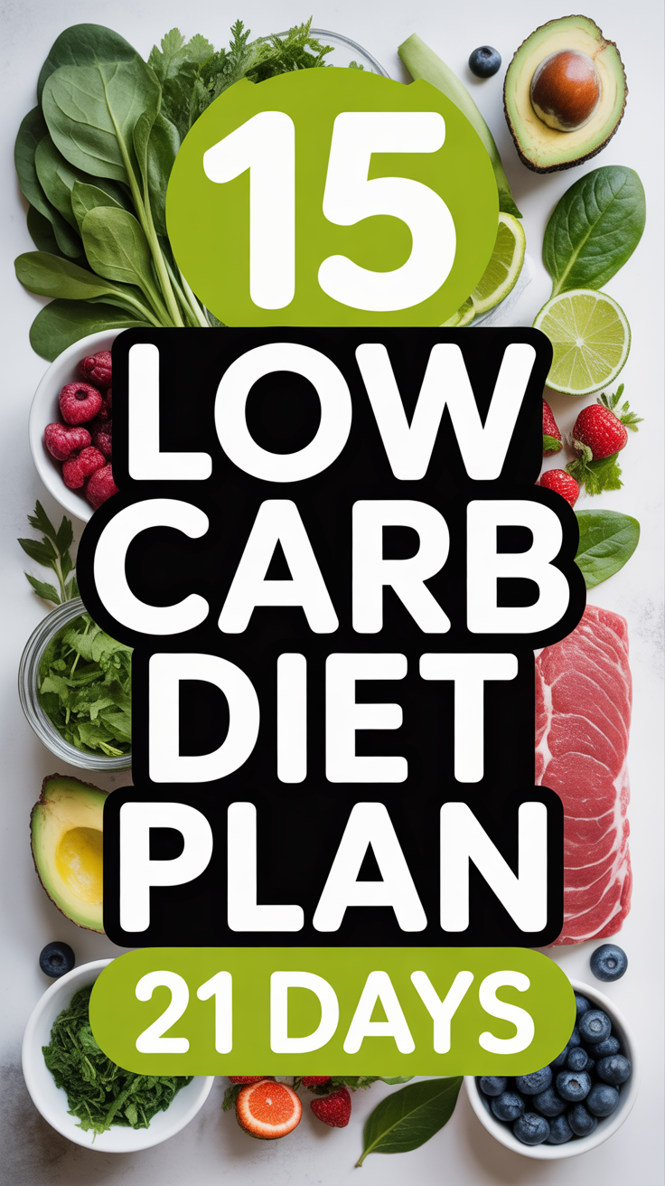 🥬 15 Low Carb Diet Plan 21 Days