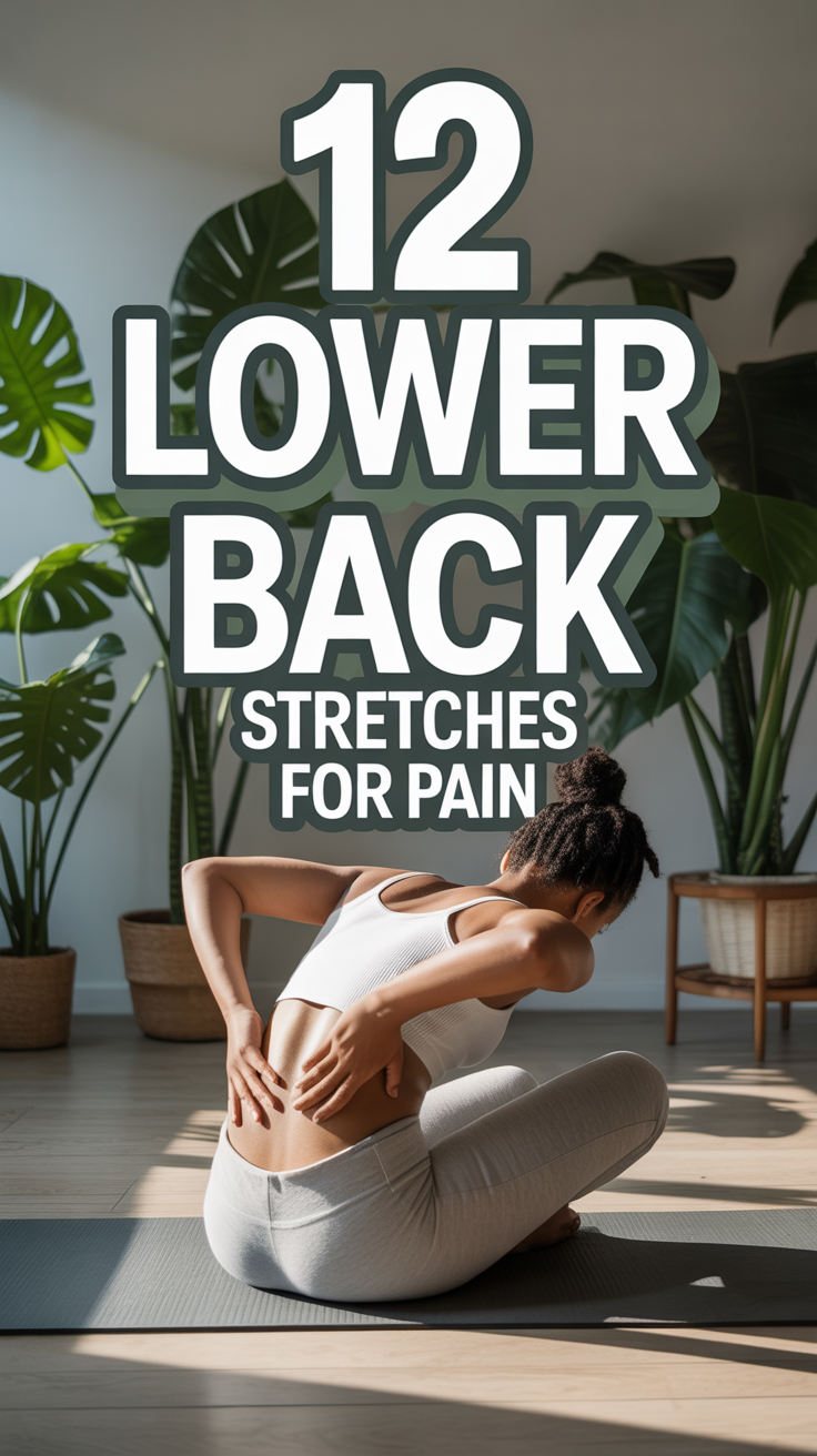 🧘‍♀️ 12 Lower Back Stretches For Pain