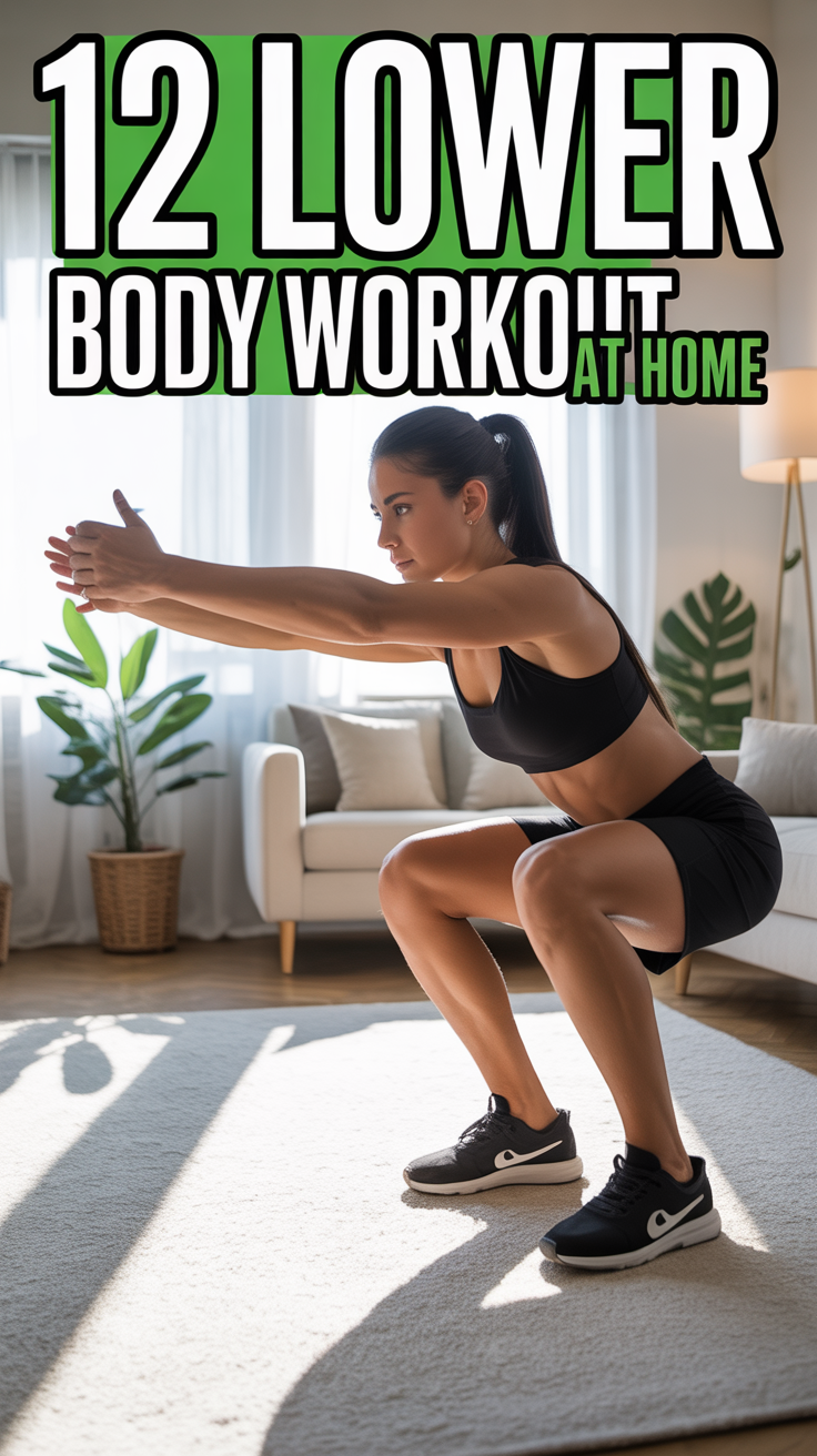 💪 12 Lower Body Workout At Home