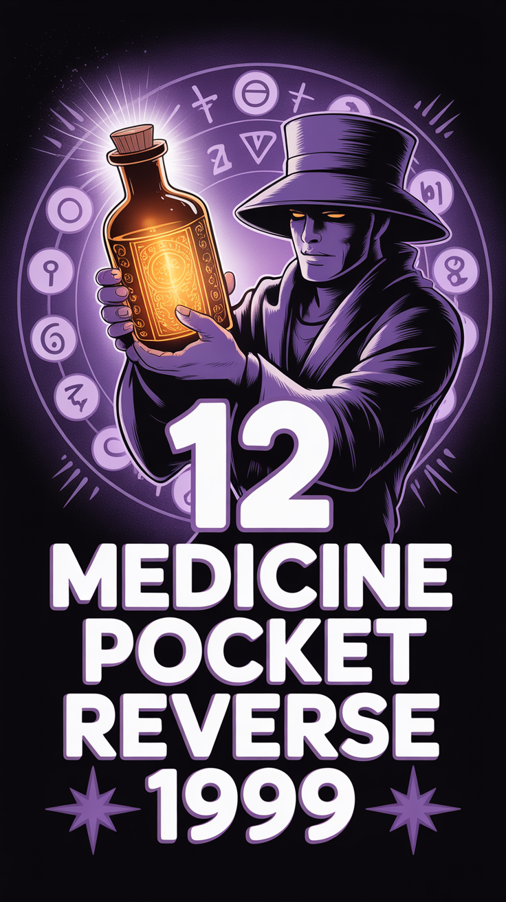 💊 12 Medicine Pocket Reverse 1999