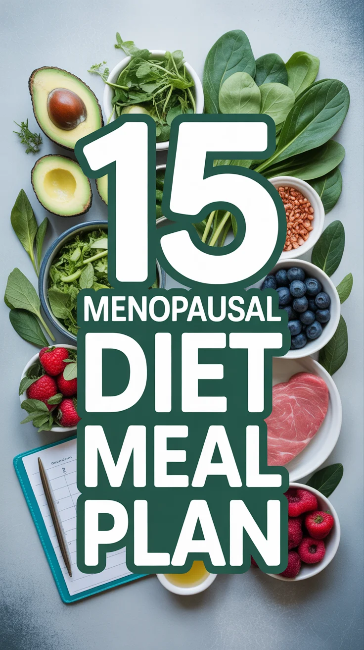 🥑 15 Menopausal Diet Meal Plan