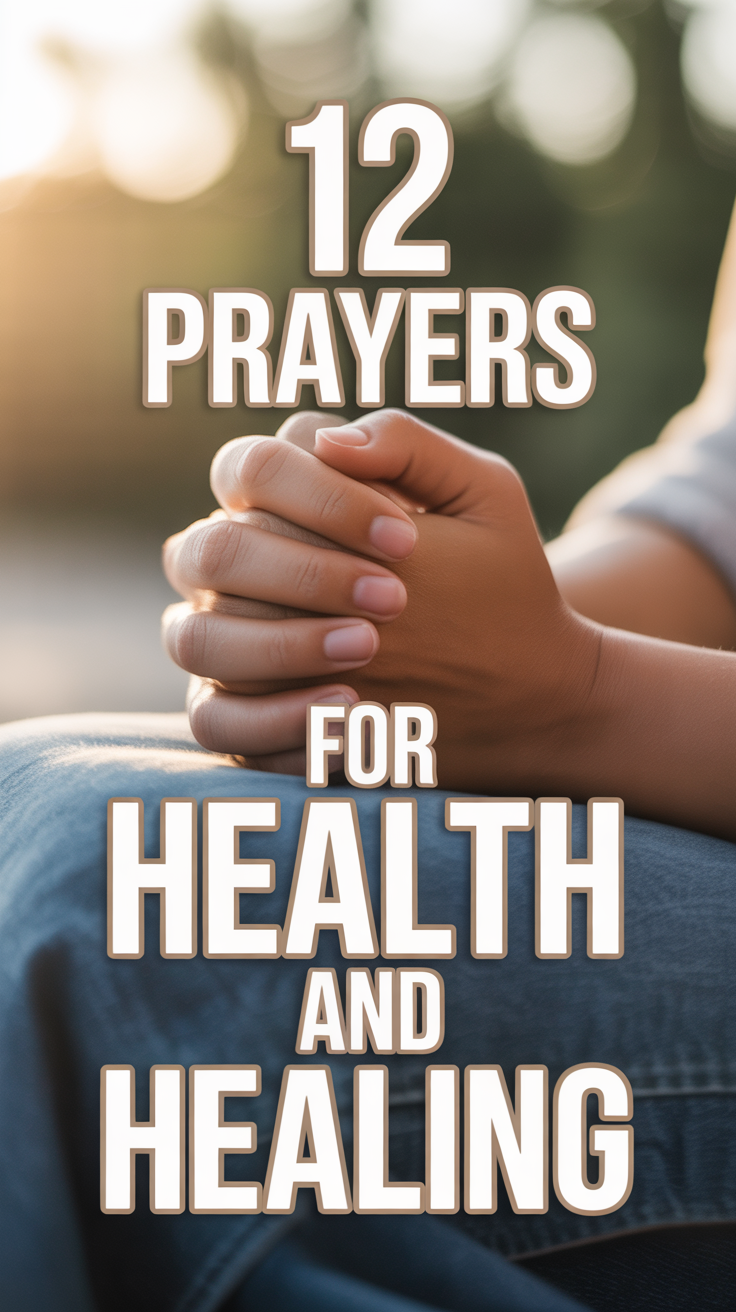 🙏 12 Prayers For Health And Healing