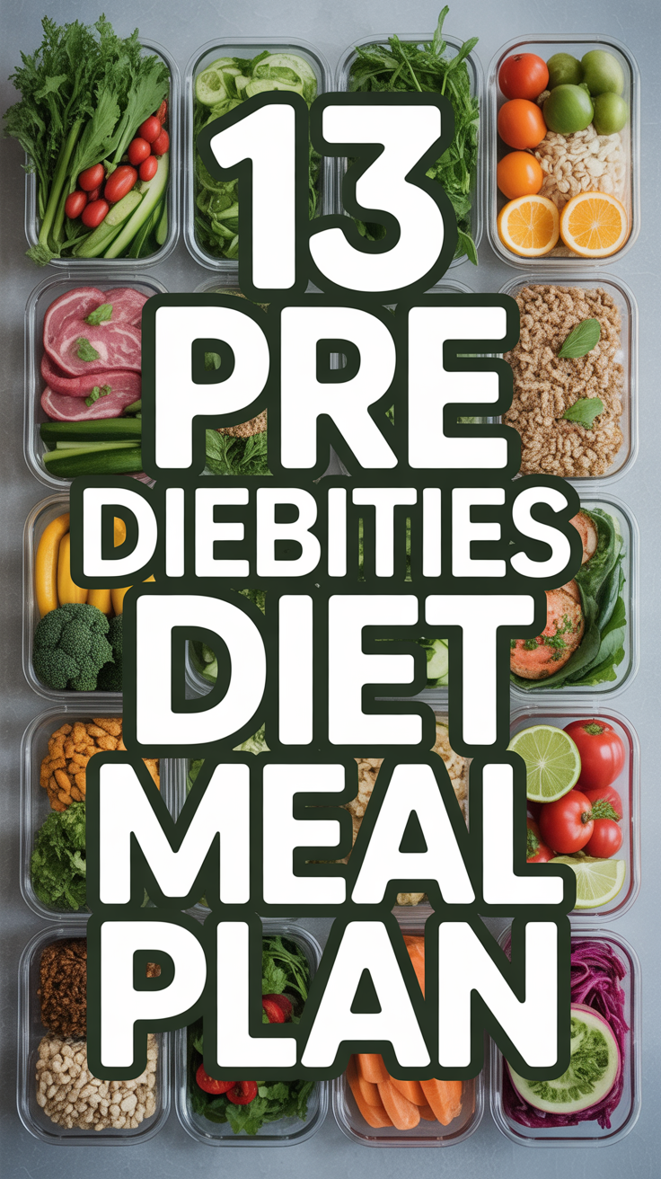 🥗 13 Pre Diebities Diet Meal Plan