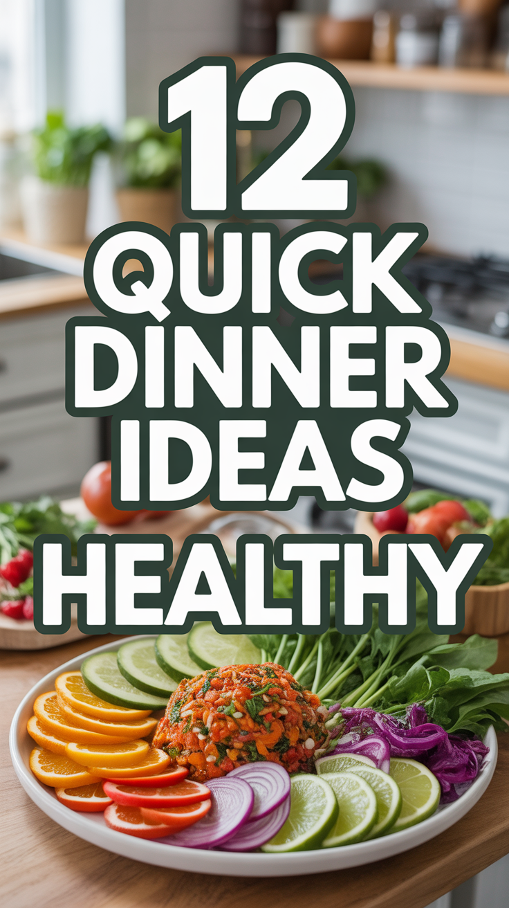 ⚡️ 12 Quick Dinner Ideas Healthy