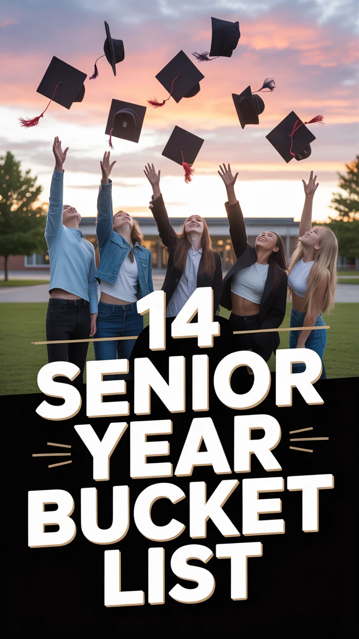 🎓 14 Senior Year Bucket List