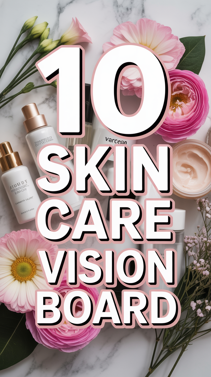 ✨ 10 Skin Care Vision Board