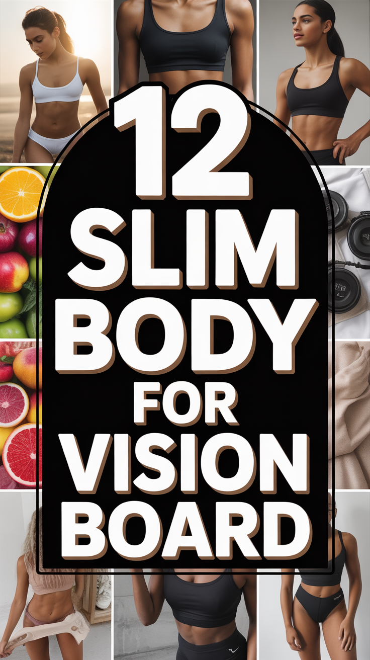 💪 12 Slim Body For Vision Board