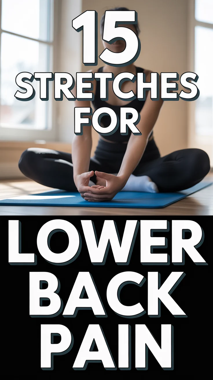 💪 15 Stretches For Lower Back Pain