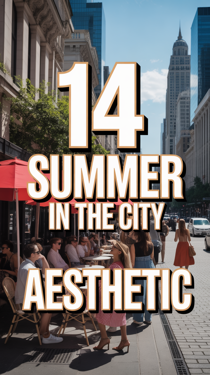 ☀️ 14 Summer In The City Aesthetic
