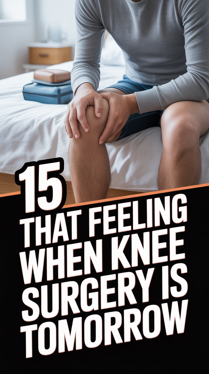 😬 15 That Feeling When Knee Surgery Is Tomorrow