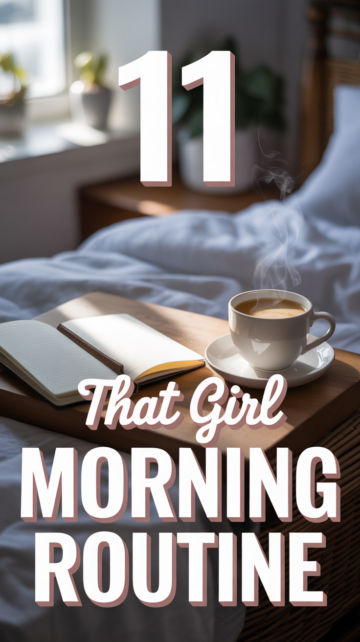 ✨ 11 That Girl Morning Routine