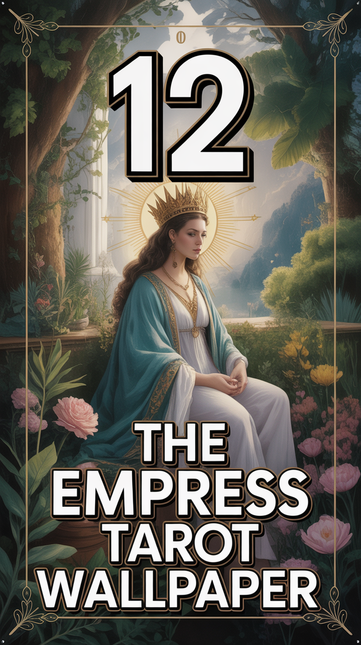 👑 12 The Empress Tarot Wallpaper