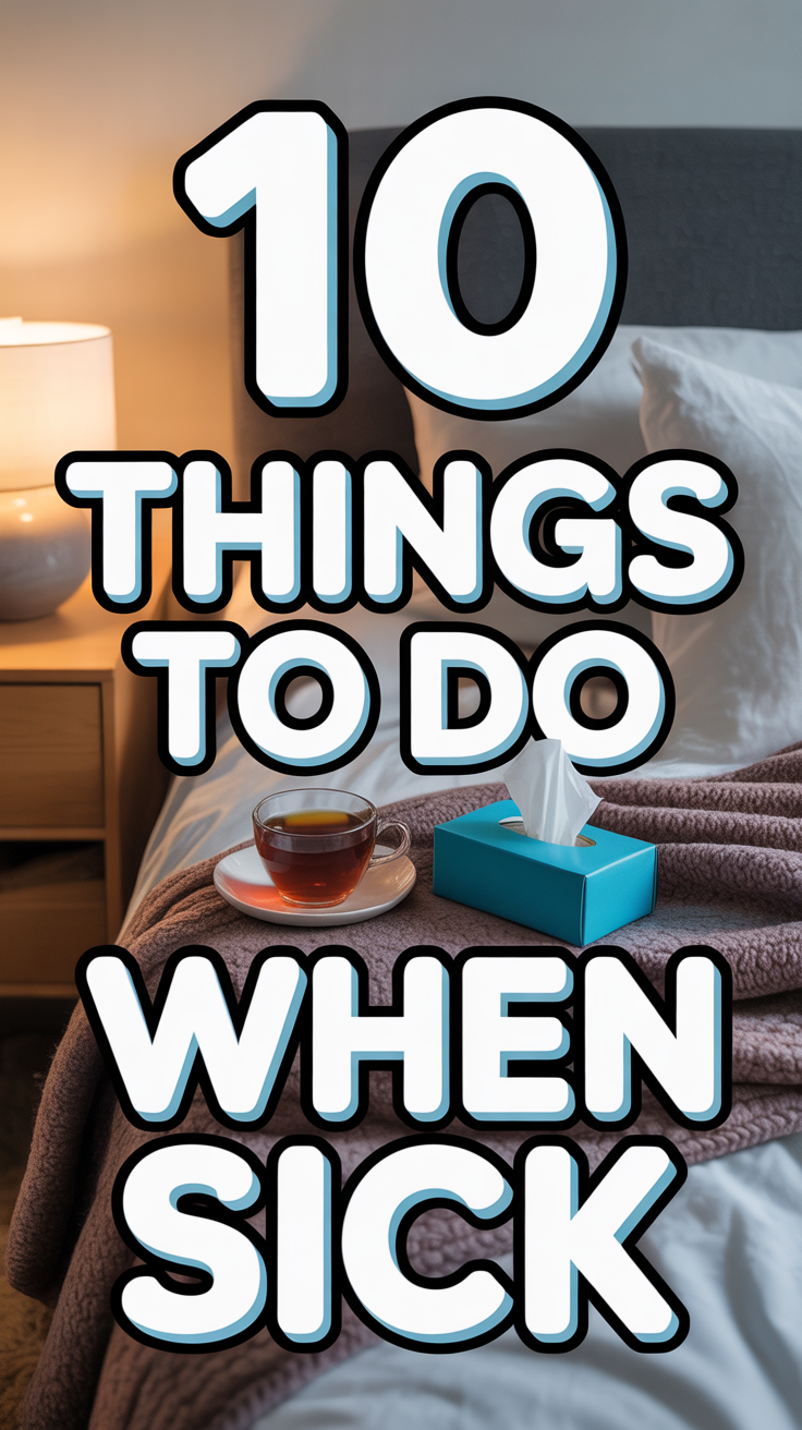 🤧 10 Things To Do When Sick