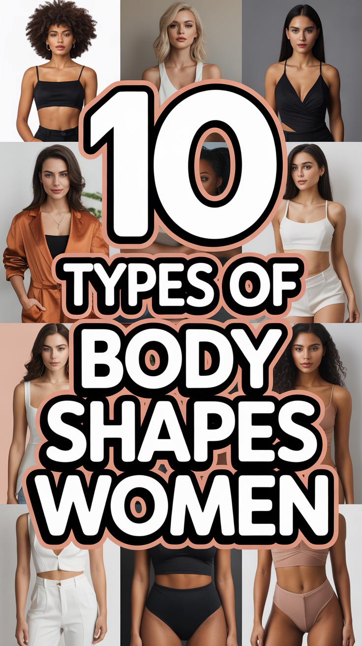 👗 10 Types Of Body Shapes Women