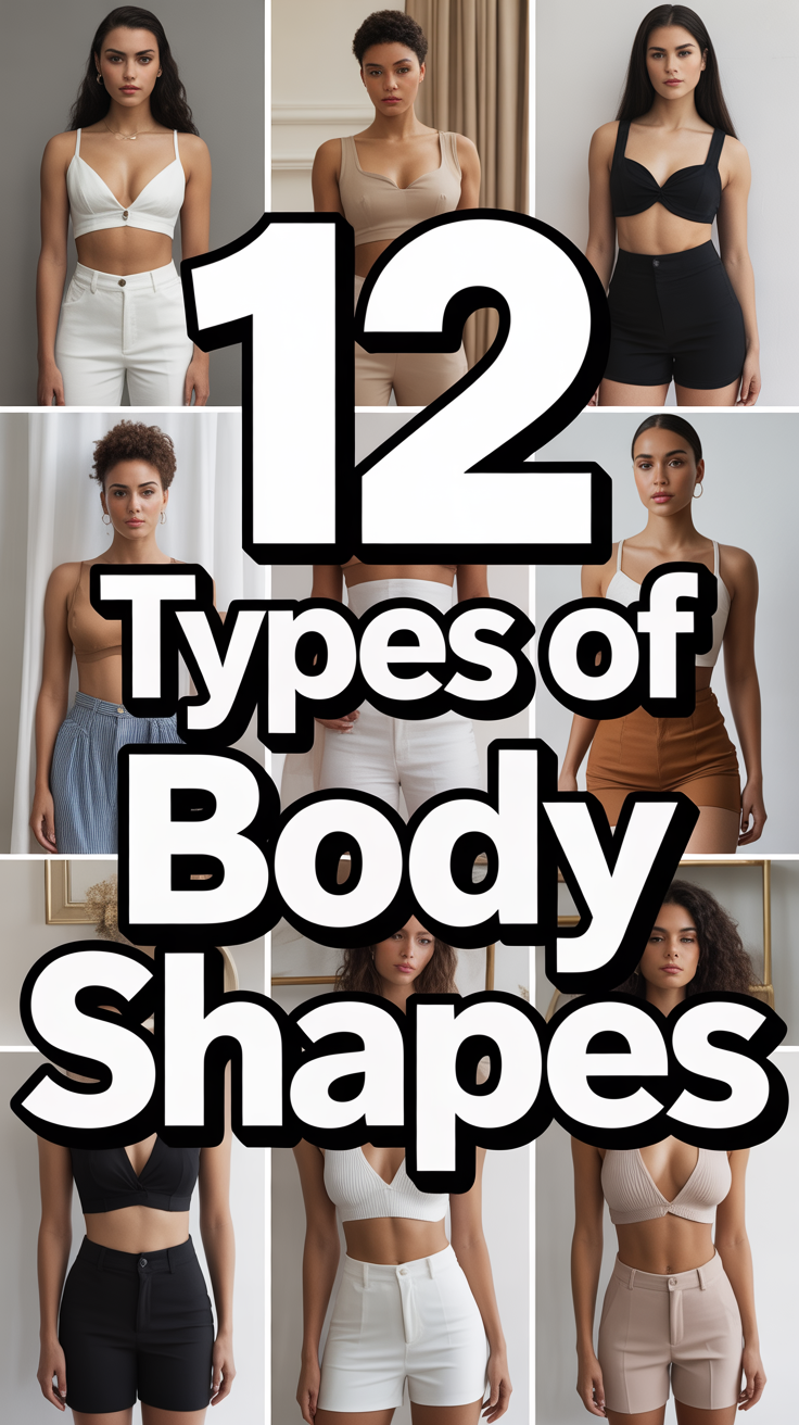 💃 12 Types Of Body Shapes