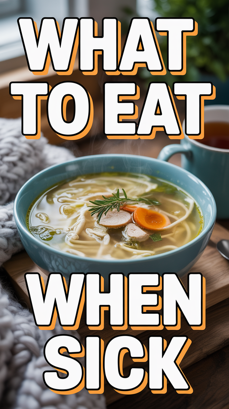 🤒 What To Eat When Sick