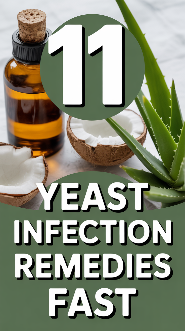 ⚡ 11 Yeast Infection Remedies Fast